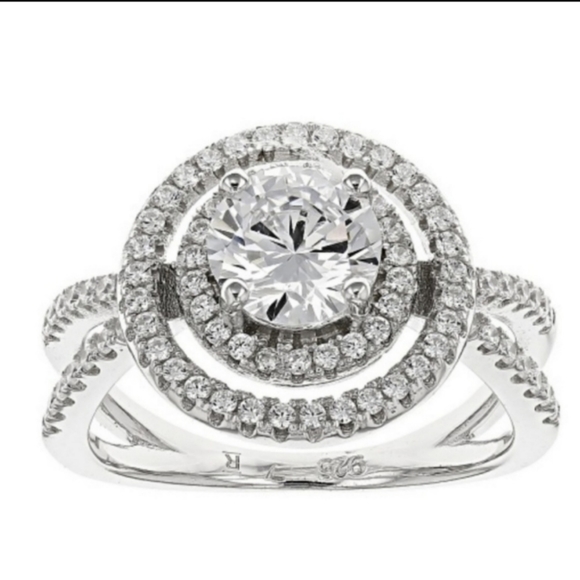 Bella Luce Sterling Silver Cubic Zirconia Ring